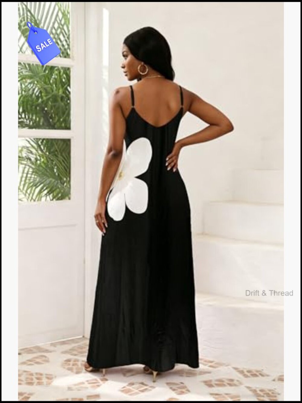 Womens Sleeveless Maxi Dress with Pockets Plus Size Loose Casual Sundress - Picture 2 of 6